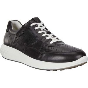 ECCO Black Leather Sneaker size 39